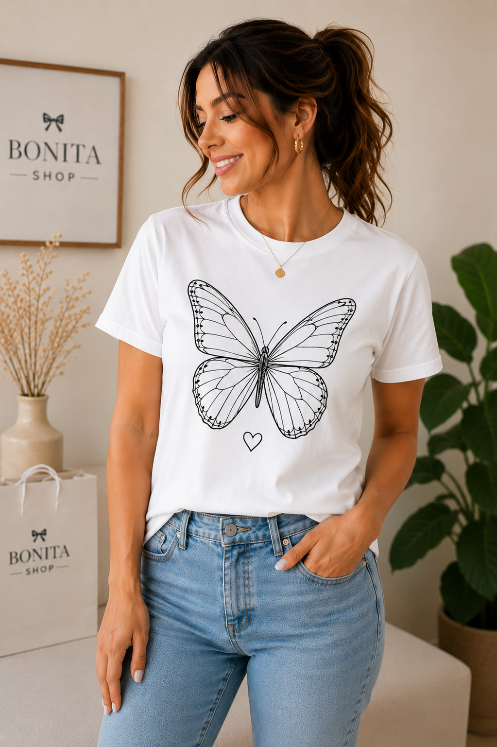 🦋 Blusa  "Mariposa Esencial"