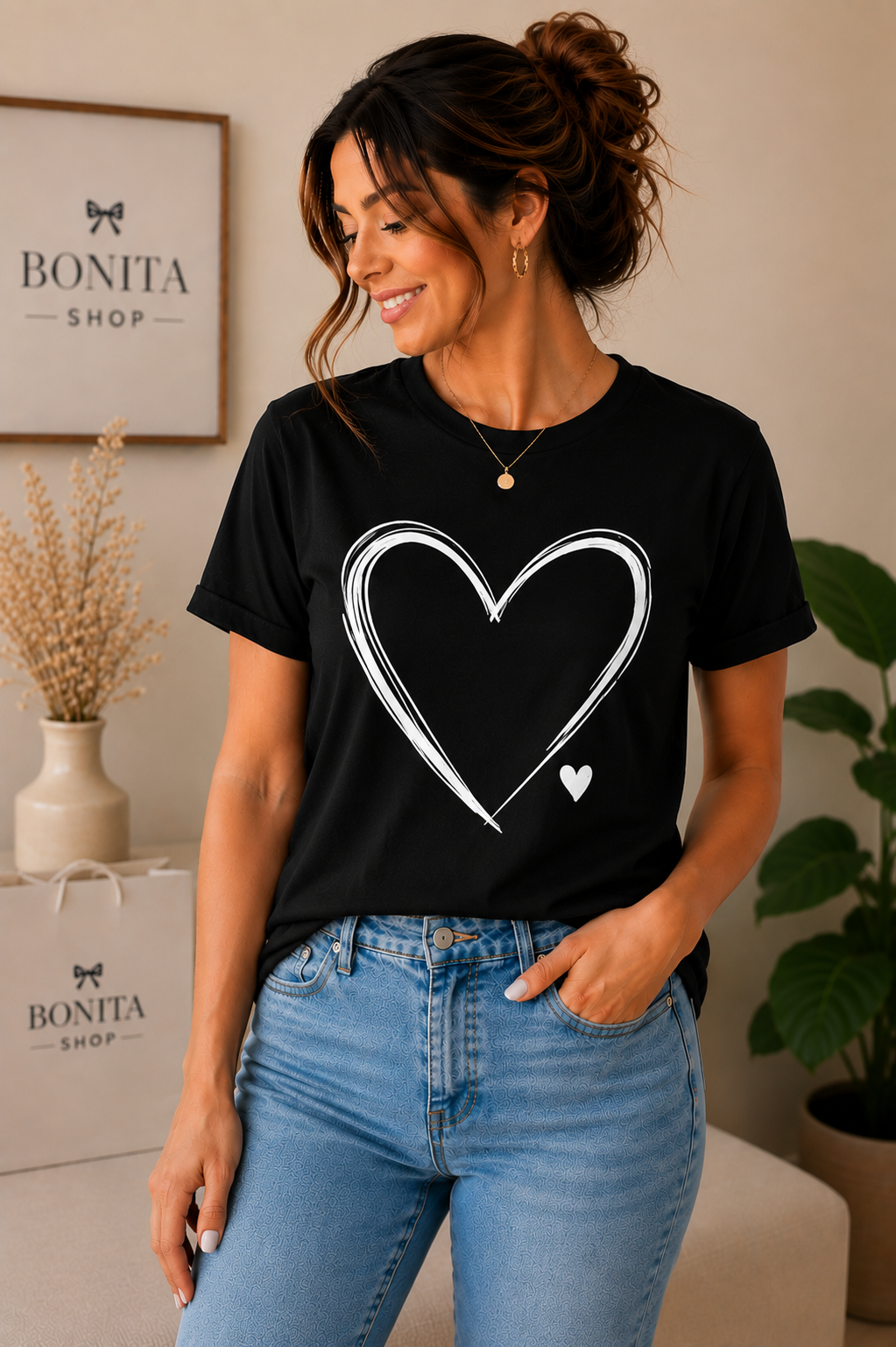 🤍 Blusa  "Corazón Simple"