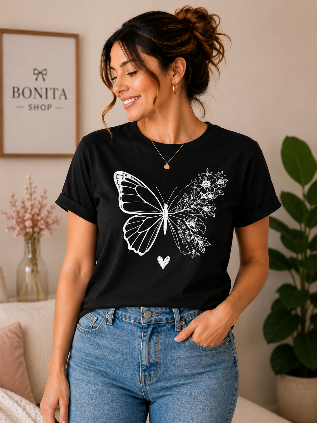 🦋🌸 Blusa  "Mariposa Libertad"